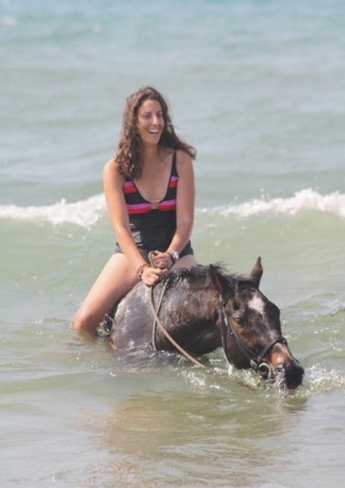 That moment when Africa tugs at your comfort zone, and makes you say "yes" to doing something different - like riding a horse across the beach in Malawi.